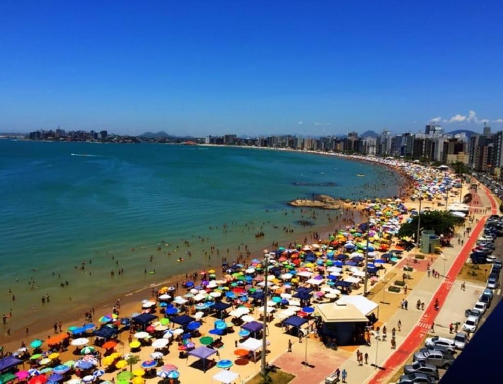 Апартаменты Apt Encantador Praia Do Morro 20 Metros Da Praia. Гуарапари Экстерьер фото